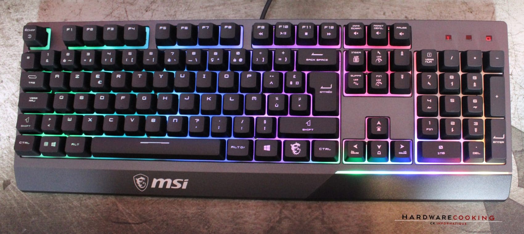 Test : MSI Vigor GK30 Combo, un bon ensemble clavier/souris ?