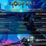 GodFall configurations recommandées