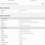 Geekbench 5 Intel Core i9-11950H HP ZBook Studio
